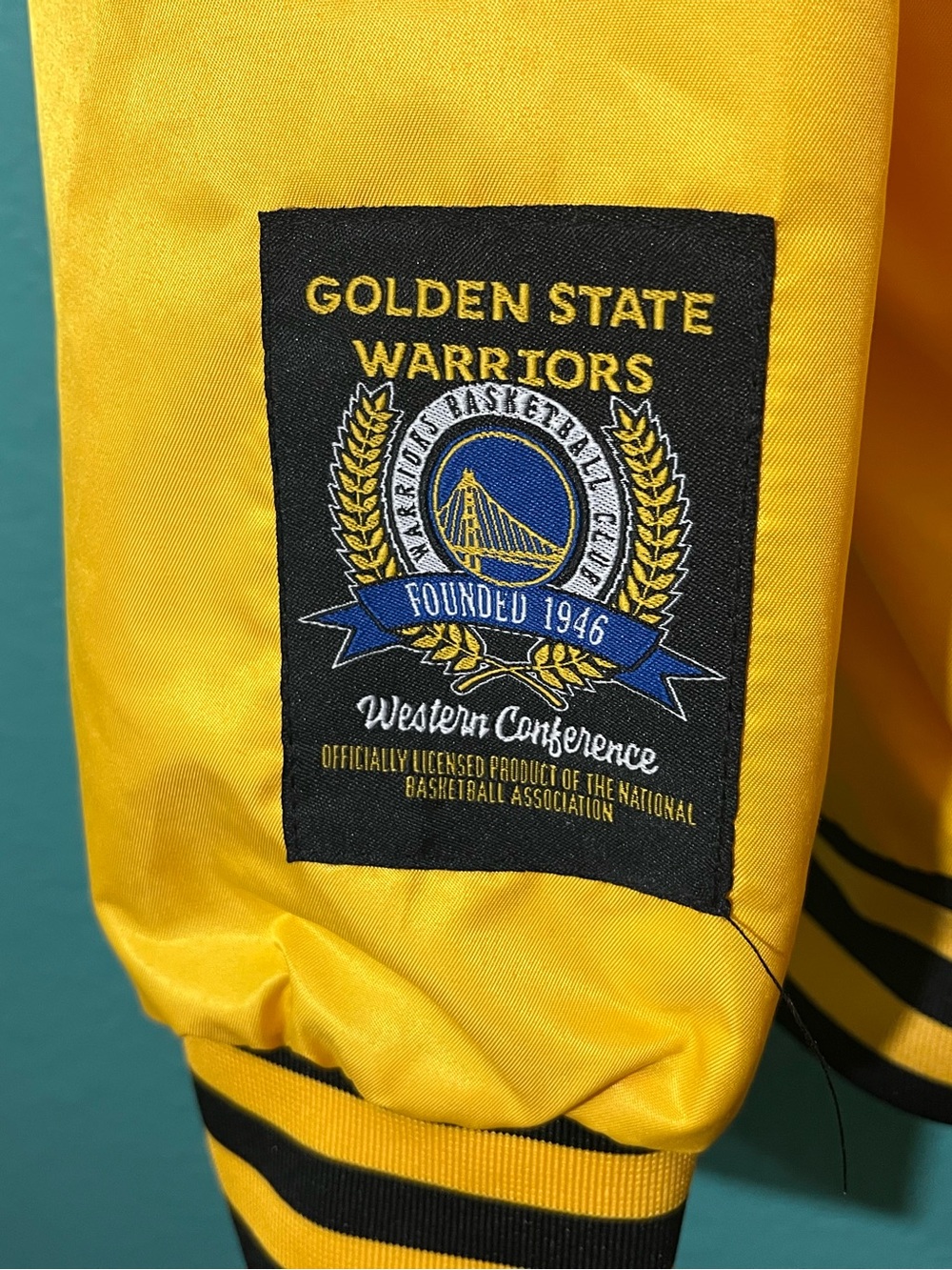 Yellow Team Jacket - Official NBA Licensed